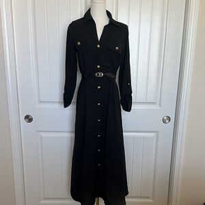 Black button-down Dress